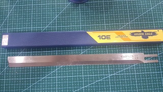 CUCHILLA DE CORTE 10" REC GOLDEN EAGL HSS